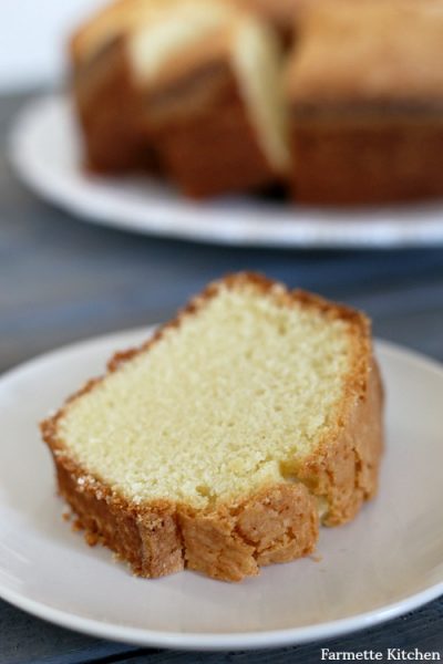 Old Fashioned Pound Cake Recipe | Farmette Kitchen