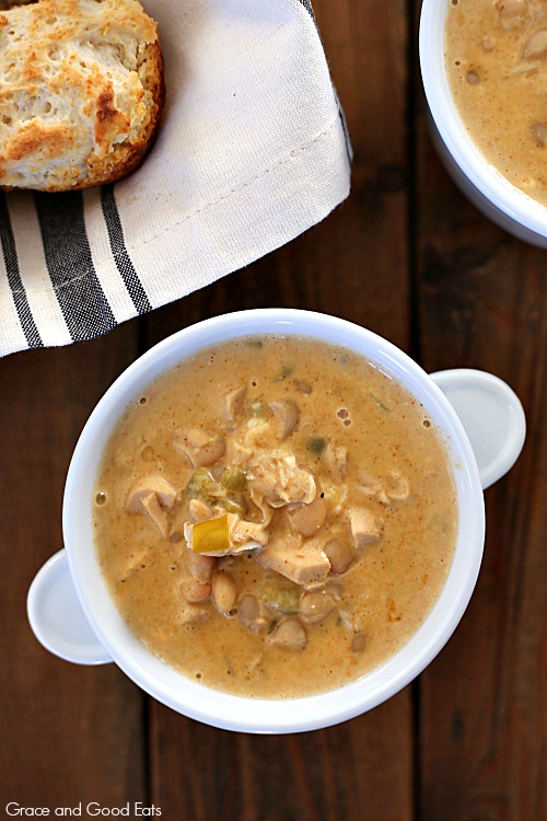 bowl of homemade soup