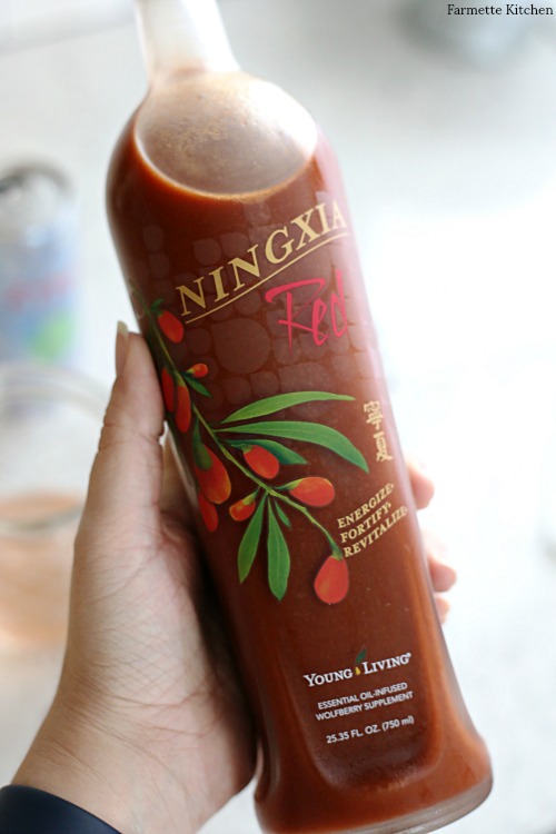 Bottle of Young Living NingXia Red