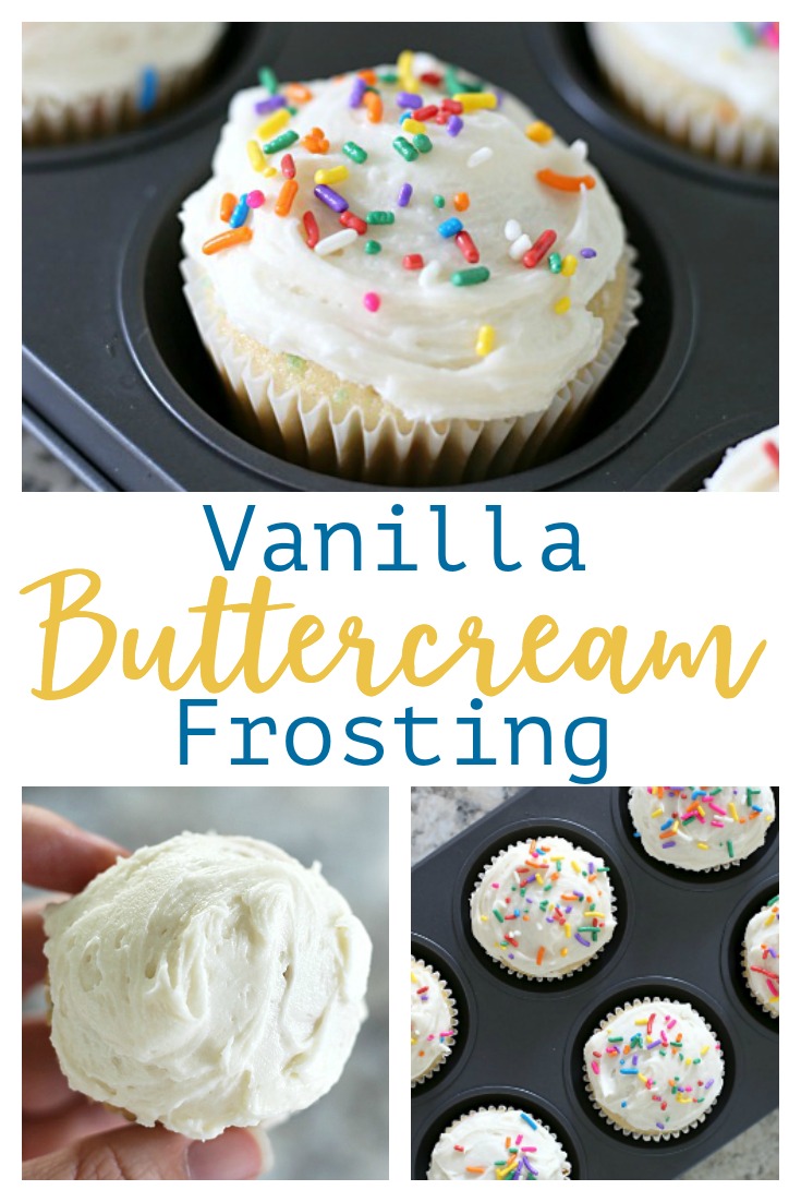 vanilla buttercream frosting not too sweet