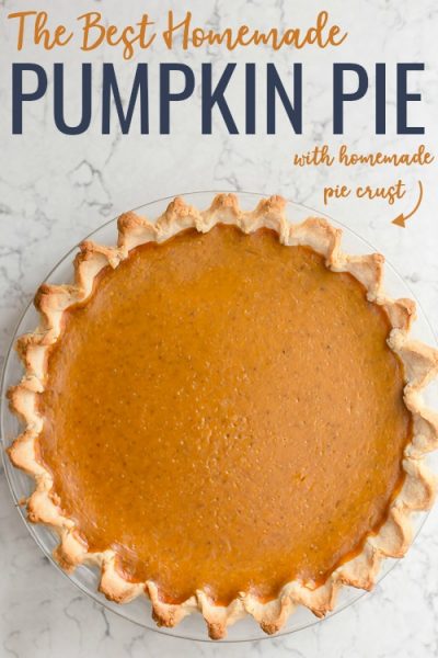 Homemade Pumpkin Pie Recipe - Farmette Kitchen