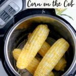 Instant Pot Corn on the Cob - the easiest way to make corn on the cob!  Tender and juicy corn on the cob that cooks in two minutes and is full of flavor.