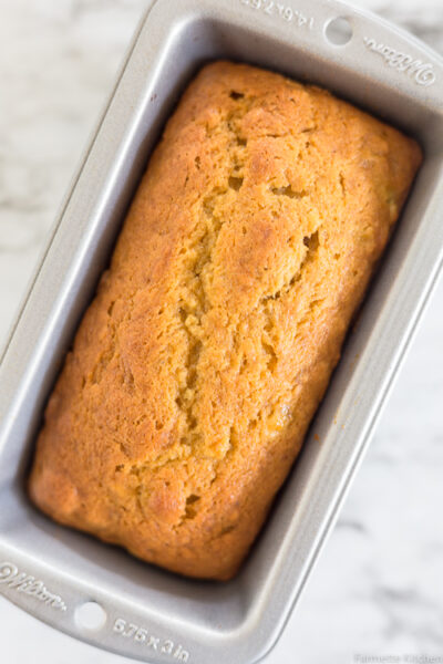 Pumpkin Banana Bread (Makes 5 Mini Loaves) - Farmette Kitchen