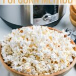 Instant Pot Popcorn is an easy and delicious way to make your favorite snack! Ditch the microwave and processed bagged stuff by using this simple method instead.
