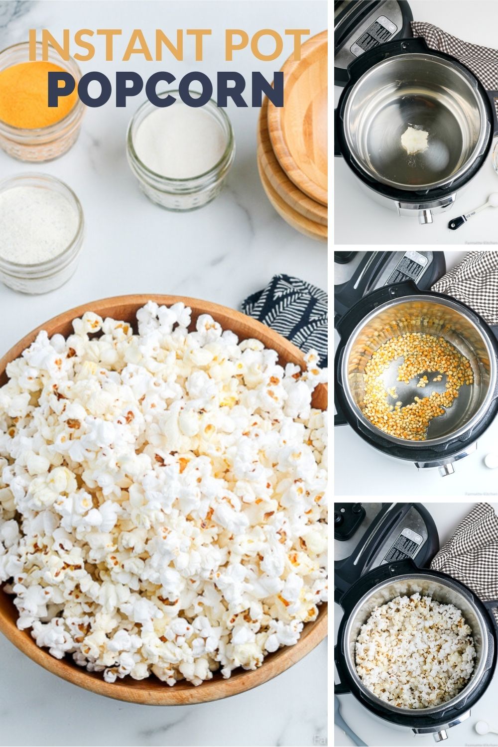 Instant Pot Popcorn The Easiest and Best Method! Farmette Kitchen