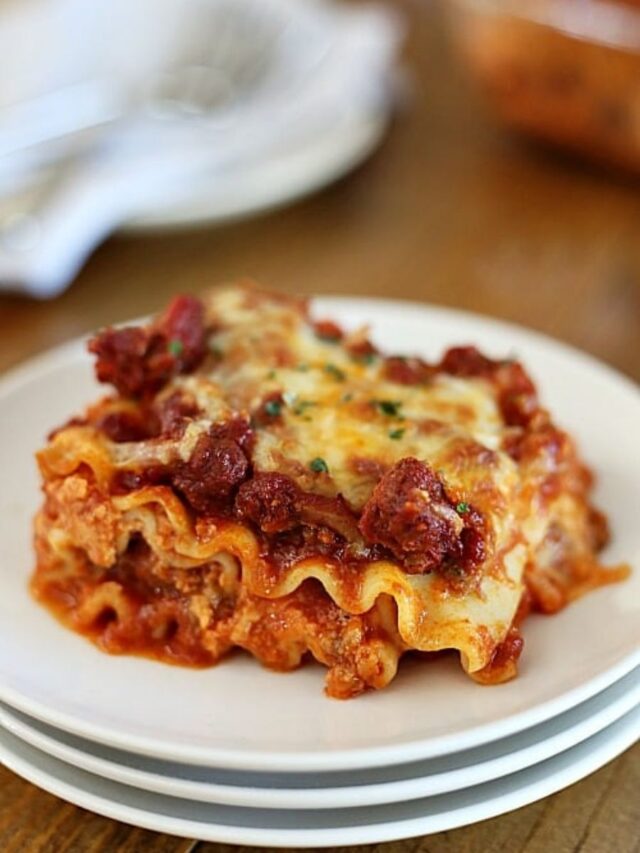 Easy Lasagna (No Ricotta!)
