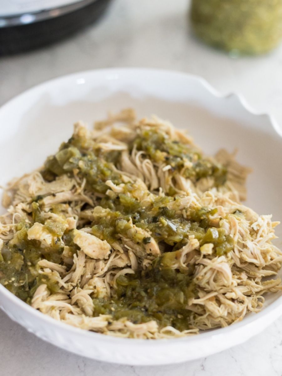 Salsa Verde Chicken (Instant Pot) Farmette Kitchen