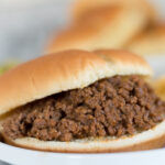 sloppy joe on a bun