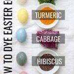 Natural Dyed Eggs using real, whole food ingredients. Swap the artificial colors and harsh dyes for things like beets, parsley, and turmeric.