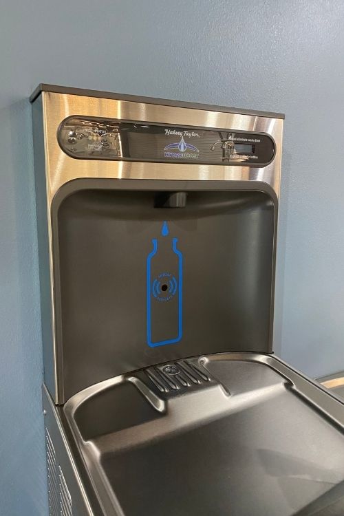 water bottle filling station