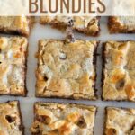 These Fluffernutter Blondies are a fun twist on traditional blondies. Add creamy peanut butter and mini marshmallows to transform this quick dessert into a new family favorite.