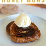 Pan Fried Honey Buns go from a pre-packaged snack to a decadent semi-homemade dessert that tastes like the best glazed doughnut you've ever had. Top them with vanilla ice cream for an even more irresistible treat.